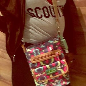 Crossbody travel compartmental purse